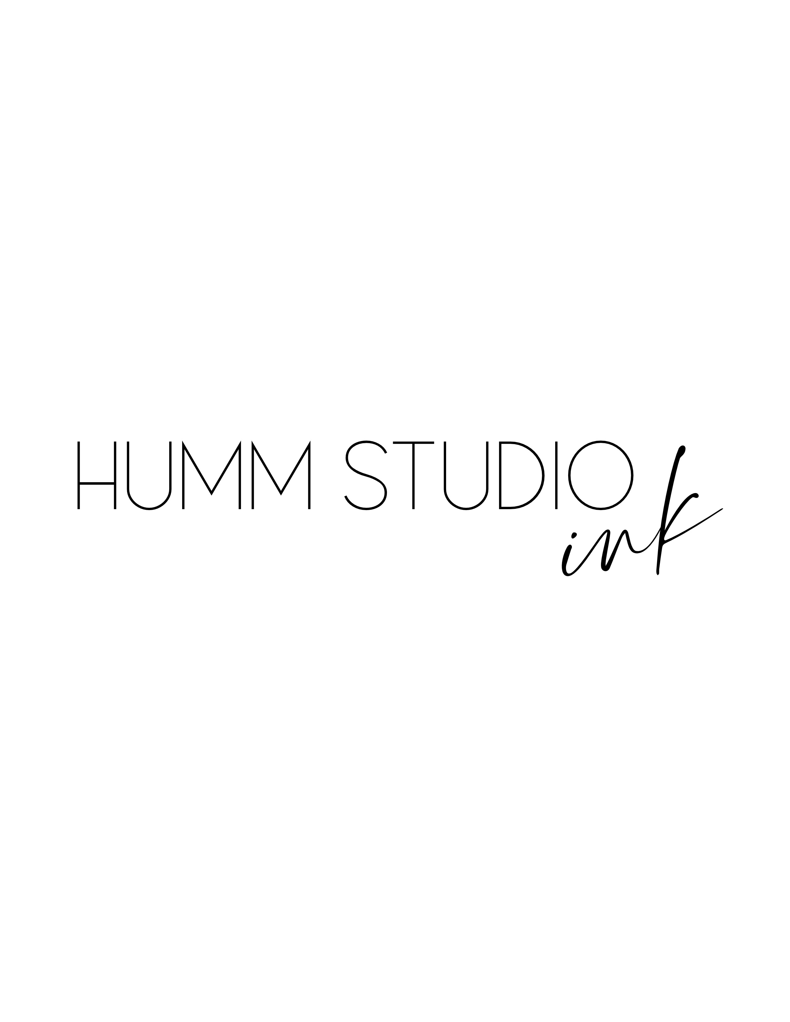 Humm Studio Ink Logo